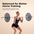 thumbnail image 3 of Sunny Health & Fitness 79” (6.6 ft) Olympic Barbell Bar - SF-OB04-79, 3 of 8
