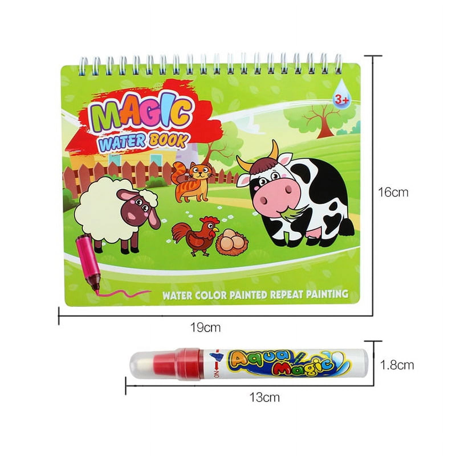 1pc Random Color Water Drawing Mat, Magic Painting Carpet, Water Painting  Book For Kids With Water Pen