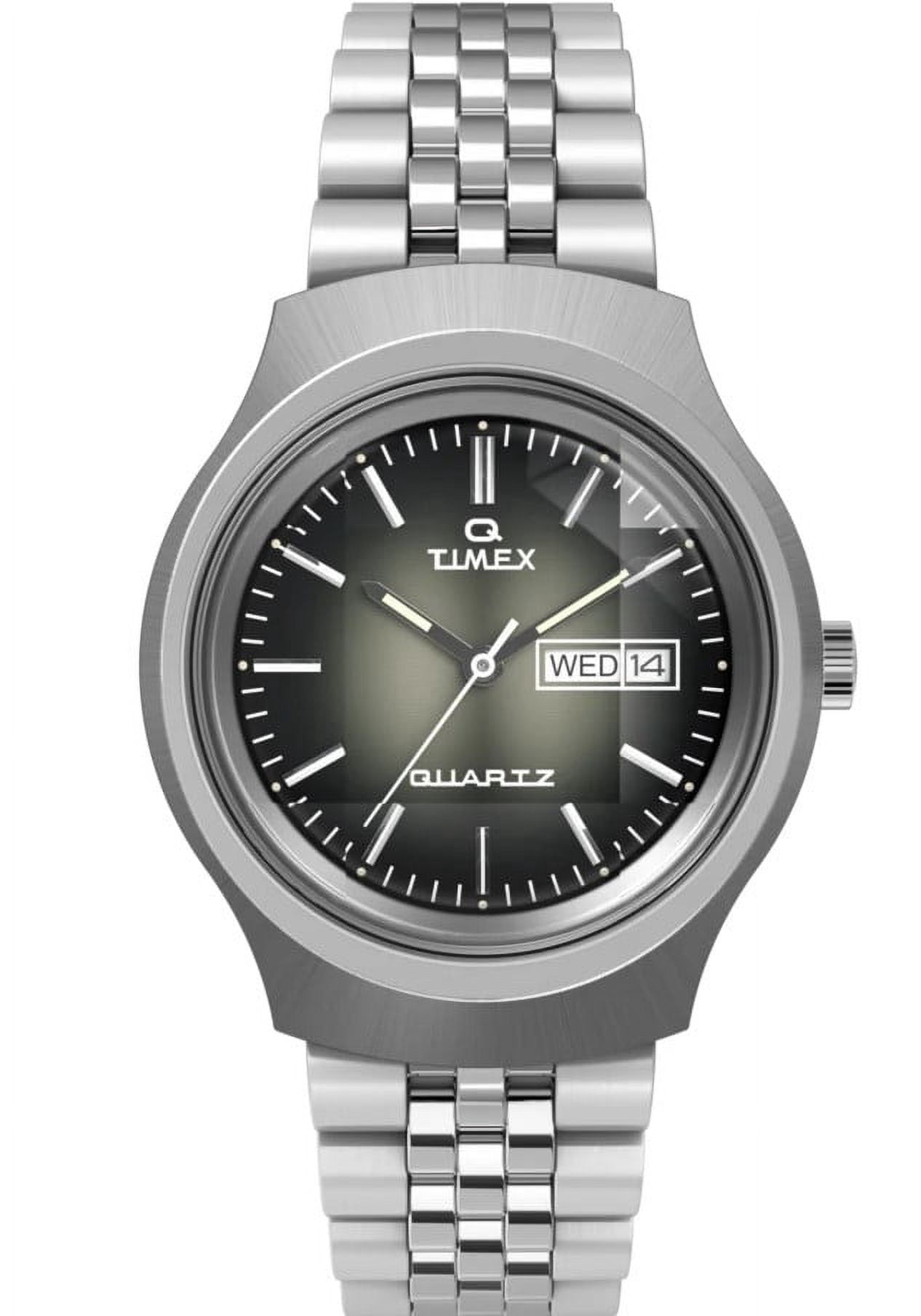 Timex Q Reissue Degrade Stainless Steel Mens Watch