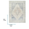thumbnail image 5 of Livabliss x Becki Owens Luca Vintage Medallion Area Rug,6'7" x 9',Pewter, 5 of 11