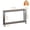grey, variant on Sofa Table with Storage, 2-Tier Narrow Console Table with Shelves, Industrial Entryway Table for Living Room/Hallway/Foyer, Metal Frame V-Design Accent Furniture