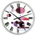 thumbnail image 1 of DesignArt Rainbow Swinger Large Wall Clock, 1 of 2