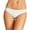 White, variant on MICHAEL MICHAEL KORS Women's Maroon Stretch Bikini Lined Moderate Coverage Hipster Swimsuit Bottom XS