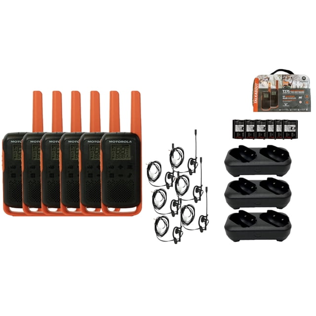 Radios bidireccionales Motorola Talkabout T275 de 6 unidades FRS