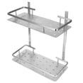 thumbnail image 4 of Bathroom Shelf, Shower Caddy Rust-Proof Screw Installation Shower Rack Shower Shelf Storage  for Bathroom, 4 of 8