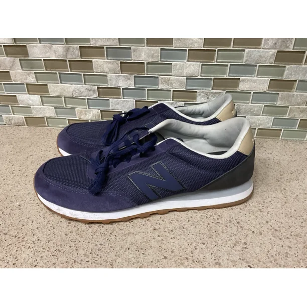 New Balance 501 Classics Blue Mens Size 13 Suede Mesh Running Shoes Sneaker EUC