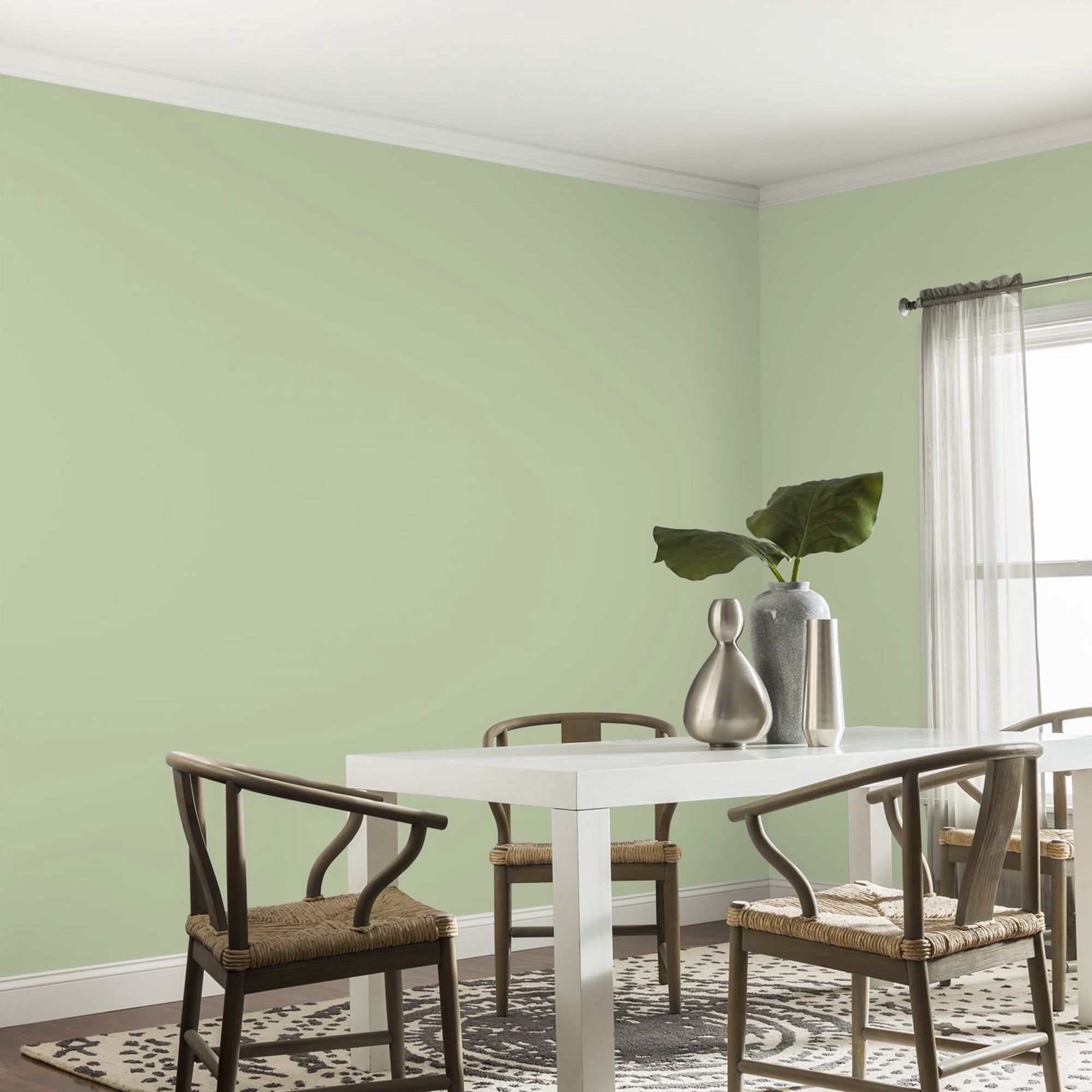 Glidden HEP Quaking Grass / Green, Eggshell Interior Paint with Primer, 1 Quart
