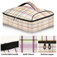thumbnail image 2 of Iauyy Casserole Carrier for Hot Food Insulated Casserole Travel Carry Bag with Lid Food Warmer Bag for Party/Picnic,Orange Line, 2 of 7