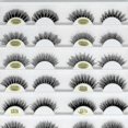 thumbnail image 2 of 5 Pairs 3d Natural Eyelash Extensions Professional Beauty False Eyelashes, 2 of 2