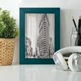 thumbnail image 6 of Art Deco Cityscape II -Framed Print w/glass-Ocean Blue, 6 of 8