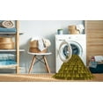 thumbnail image 2 of Ahgly Company Machine Washable Indoor Rectangle Transitional Dark Bronze Brown Area Rugs, 2' x 4', 2 of 7