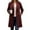 *Wine, variant on ClodeEU Long Wool Coats for Women ,Notched Lapel Single Breasted Long Jacket,Winter Casual Trench Coat Outerwear Army Green,Womens Plus L