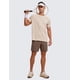 thumbnail image 5 of Shorts CRZ YOGA para Hombre 7" con Elasticidad Cuádruple Verde Oliva Oscuro Talle M, 5 of 6