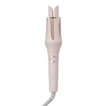 Automatic Curling Iron, Rotating Curling Wand with 3 Barrel Sizes, Three Temperature Levels can be Selected, Anti-Tangle Rotating Curling Wand for Hair Styling (Pink)