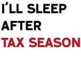 thumbnail image 3 of CafePress - I'll Sleep After Tax Season - Women's Light Pajamas, 3 of 4