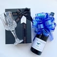 12PCS Blue Pull Bows for Gift Wrapping, 6 Inches Large Gift Bow, Laser ...