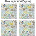 thumbnail image 6 of Home Bargains Plus Rectangle Fabric Tablecloth for Barbecue Party, 60 x 84 Inch, Rabbits and Chickens Print, Indoor Outdoor Wrinkle and Stain Resistant Table Cover, Multicolor Farm Animals, 6 of 8