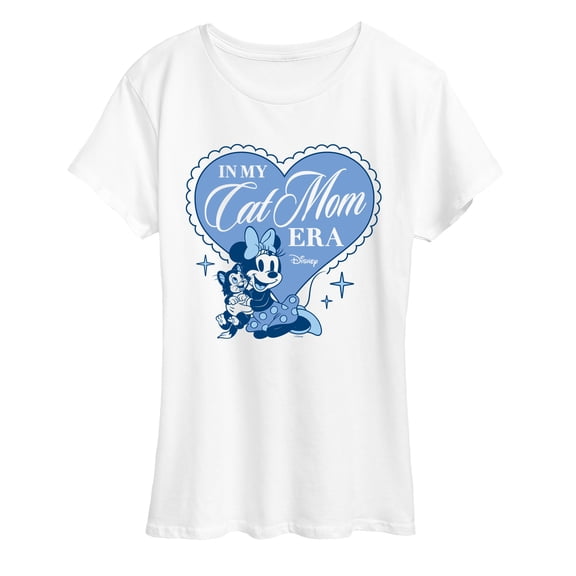 Disney - In My Cat Mom Era Minnie - Women's Short Sleeve Graphic T-Shirt