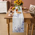 thumbnail image 2 of Purple Starfish Coastal Table Runner 90 Inches, Nautical Coral Ocean Wooden Bed Runner Dresser Scarves Tabletop for Indoor Outdoor Parties/Ceremony/Banquet, 13" x 90", 2 of 9