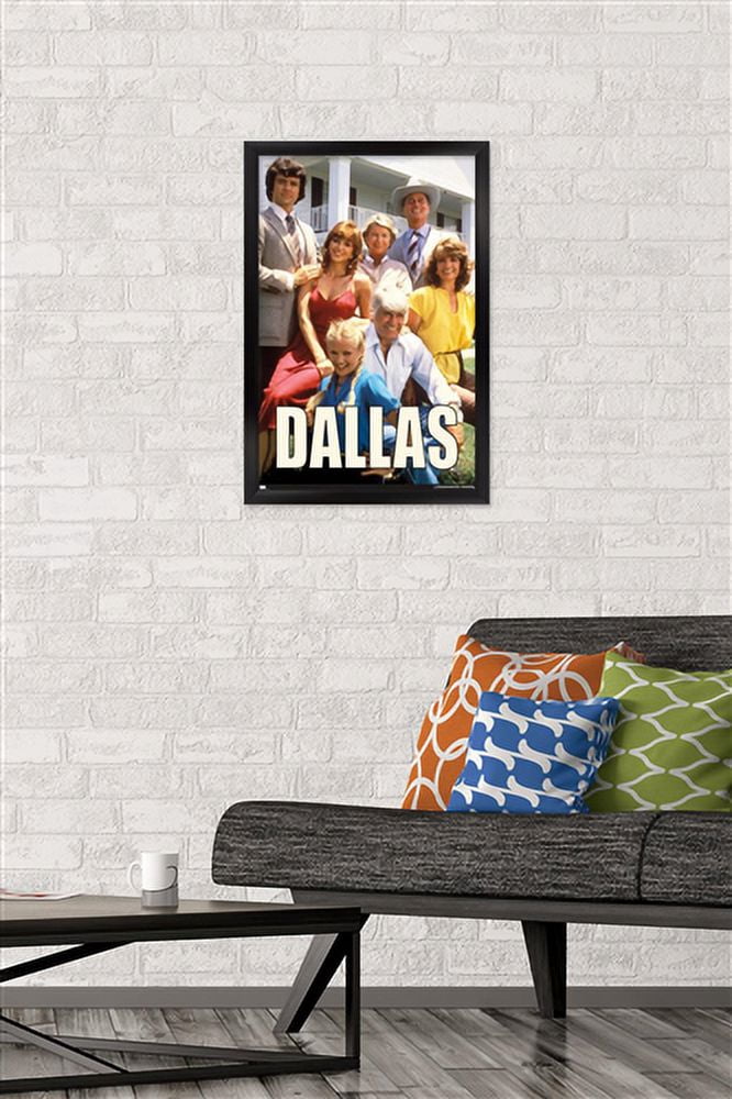 Dallas - Group Wall Poster, 14.725" x 22.375", Framed
