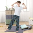 thumbnail image 5 of joogoo Blue Wolf with Hats Pajama Pants Pj Bottoms Sleepwear Lounge S, 5 of 9