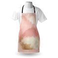 thumbnail image 3 of Pink Apron, Contemporary Artwork Design Cloudy Look Brush Strokes Abstract Interpretation, Unisex Kitchen Bib with Adjustable Neck for Cooking Gardening, Adult Size, Blush Eggshell Fawn, by Ambesonne, 3 of 3