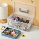 thumbnail image 4 of Moyic Caja de almacenamiento de plástico resistente y espaciosa para todas las necesidades, contenedor de almacenamiento multiusos Almacenamiento y organización del hogar Rosa (L), 4 of 6