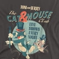 thumbnail image 3 of Tom And Jerry The Cat & Mouse Club Kids T Shirt (2) for Youth Toddler Boys and Girls, Charcoal, 3 of 5