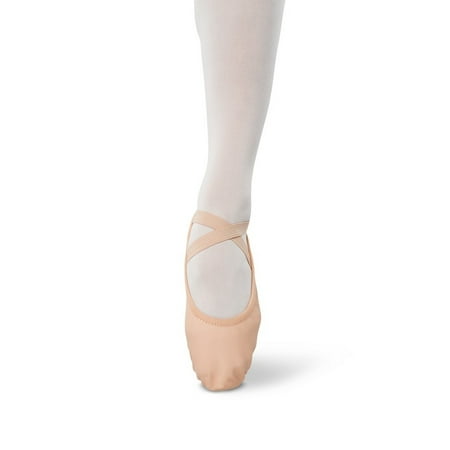 

Danshuz Girls Pink Leather Upper Stretch Split Sole Ballet Shoes 1 Kids