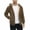 03# Brown, variant on UKHCCC Men's Fleece Lined Zip Up Hoodie Warm Sherpa Heavyweight Hooded Sweatshirt Winter Casual Jacket Coat with Pockets S-3XL