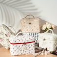 thumbnail image 7 of Gynky Makeup Bag- Large Capacity Cute Floral Travel Toiletry Bag,Cotton Cosmetic Bag Set for Women Girls Gifts Birthday, 7 of 7