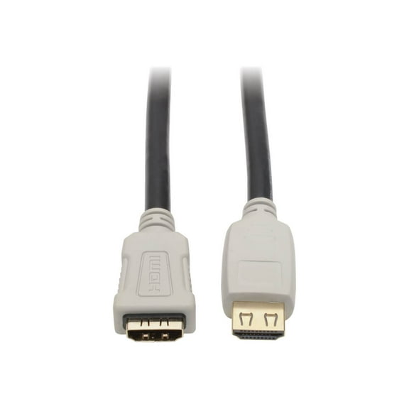 Tripp Lite HDMI 2.0b Extension Cable, 3', Beige/Black