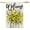 Yellow, variant on Summer Floral House Flag Mason Jar 28x40 Inch Double Sided Large Burlap Holiday Flag for Outside Yard Welcome CF1477-40