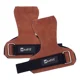 thumbnail image 1 of Callera De Piel Crossfit Gym Muñequera Guante Deportivo Grip Color Marrón, 1 of 8