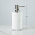 thumbnail image 2 of Elementos esenciales para el baño de mármol blanco: transforme su baño con accesorios de baño de mármol blanco, 2 of 8