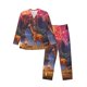 thumbnail image 1 of Balery Lantern Giraffes Magical Forest Pijama para Hombre de Dos Piezas con Manga Larga, Conjunto de Dormir y Descanso Suave con Bolsillos-XX-Large, 1 of 1