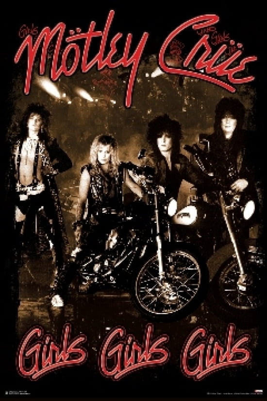 Motley Crue Girls Girls Girls Poster Poster Print Item Varsco3291 Walmart Com