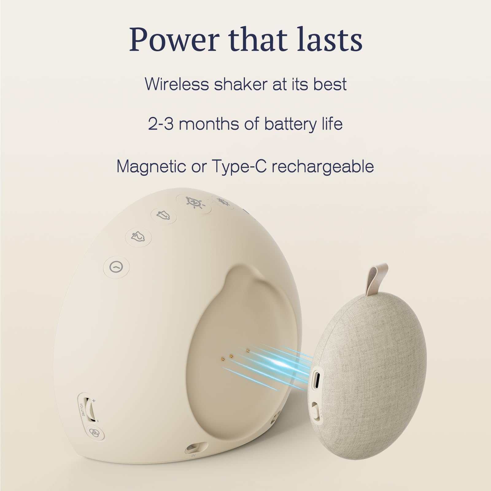 Extra Loud Alarm Clock With Wireless Bed Shaker  Vibrating Dual Light Wake Up For Heavy Sleepers & Hearing Impaired 9-color Night 8 Sounds 0-100% Dimmer Usb