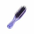 thumbnail image 1 of Nuevo peine de masaje para galvanoplastia para limpieza del cuero cabelludo, peine chapado en oro para el hogar, peine de peluquería para galvanoplastia de doble uso seco y húmedo, 1 of 5