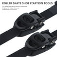 thumbnail image 2 of NICEXMAS Skate Accessories Roller Skate Buckle Straps Black 4Set 8.3X0.6X0.6In, 2 of 8