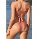 thumbnail image 2 of Bikini para Mujeres Set Push up Wrap Traje de baño Ajustable Tie Low Waist Trajes de baño de Dos Piezas Trajes de baño Oro rosa XL Oro rosa XL Xishao ropa, 2 of 2