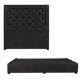 thumbnail image 1 of Base de Cama Dicasa con Cabecera King Size Mary negro, 1 of 6