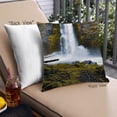 thumbnail image 1 of Ahgly Company Earth Waterfall Coussin d'Extérieur, 18 Pouces par 18 Pouces, 1 of 6