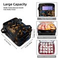 thumbnail image 3 of Hanukkah Double Layered Insulated and Refrigerated Lunch Bag with Two Compartments and Large Capacity - 7.1x11.4x16.1 Inches - Hand Carry Meal Bag, 3 of 6