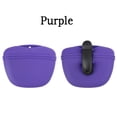 thumbnail image 4 of Methold Bolsa de cintura elástica para entrenamiento de mascotas, bolsa de almacenamiento de alimentación de gran capacidad, contenedor para practicar Suministros para perros Violeta Methold PT003623-05, 4 of 6