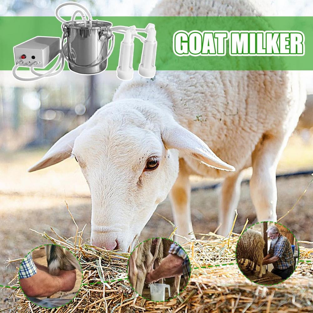 Flylapdo Goat Milker Machine Automatic Breast Pump Pulsating Vacuum Pump 3L Capacity Milk Machine For Efficient Dairy Operations judicious