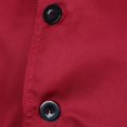thumbnail image 4 of TISHITA Men Women Long Sleeve Chef Apparel Chef Jacket Coat Cook Uniform Red XL, 4 of 8