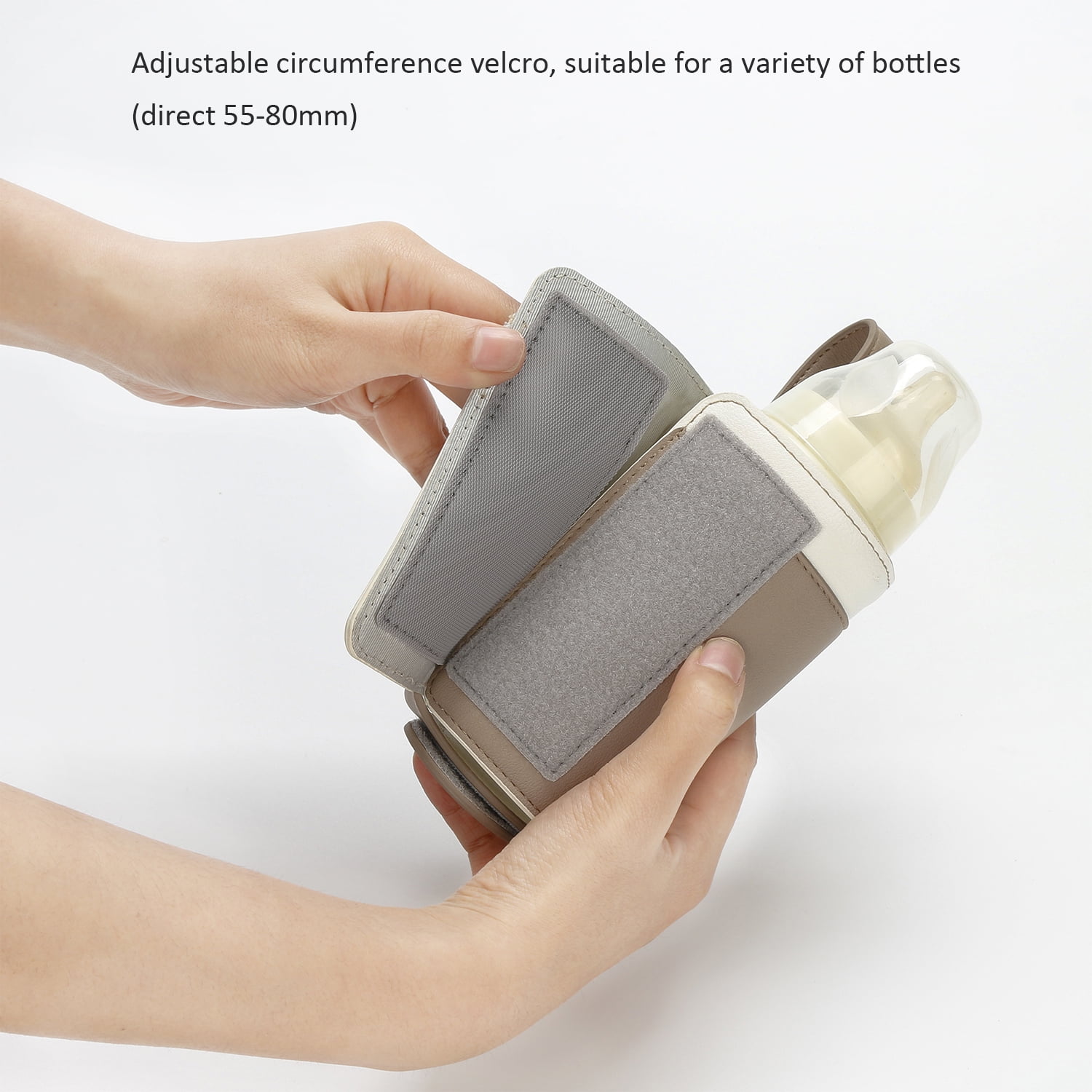 Baby Bottle Warmer USB Baby Bottle Warmer Bag Portable Feeding Bottle Warmer Baby Thermostat Bag for Travelling Outdoor