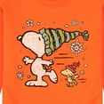thumbnail image 3 of Peanuts - Snoopy Woodstock Skate - Men's Crew Neck Fleece Pullover, 3 of 6