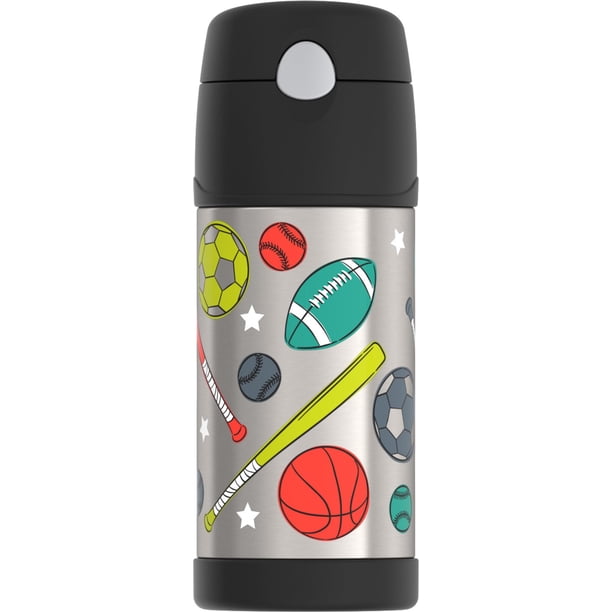 Botella de agua THERMOS FUNTAINER Sports de acero inoxidable para niños de 350 ml